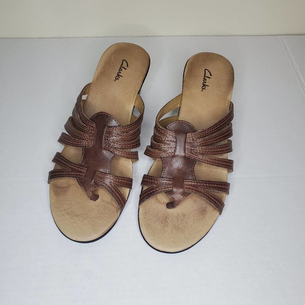 Clarks Leather Sandals Size 7 1/2